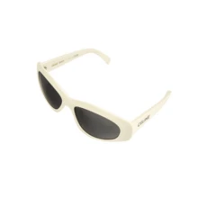 Celine 3 DOTS女性幾何太陽鏡，國際標準版CL40276U - CL40276U5425A 象牙色 - 查看 3