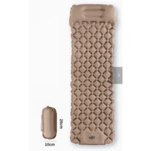 Tấm đệm ngủ ngoài trời, thảm cắm trại bơm hơi kèm gối, đệm du lịch gấp gọn, siêu nhẹ, không cần bơm hơi. - Nhiều màu - Xem 10