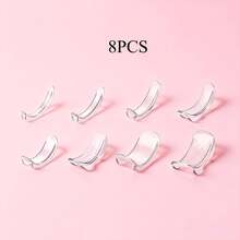 8个隐形戒指调节器 - 螺旋弹簧设计，完美适配松动的戒指，防止脱落，保护珠宝 - 透明 - 查看 5