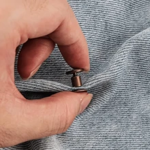 2/4/8/10Pcs Adjustable Metal Buckles, Detachable No-Sew, Suitable For Fixing And Adjusting Pant Hems, Hats, Backpacks, Various Clothing Coats, Etc., Easy To Install, Firm Fit, Multiple Colors Available - Multicolor - View 10