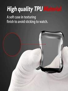 Bộ dây đeo đồng hồ Apple 11 bằng thép không gỉ 3 hạt và ốp lưng TPU bảo vệ toàn diện, tương thích với Apple Watch 7/8/9. - Hoa hồng vàng - Xem 5