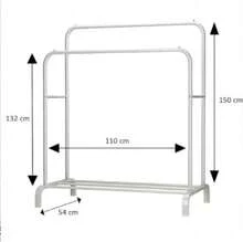 Clothes Drying Racks - ESTANTERIA-rOPA-002-bLANCO - View 2