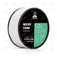 Micro Cord 1.18mm Paracord 50M Spool Strong Versatile Rope For DIY, Bracelets, Lanyards, Jewelry Beading, Outdoor - Multicolor - View 16