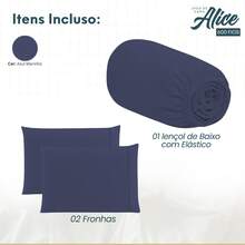 A Touch Of Sophistication: 3-Piece Sheet Set In 600 Thread Count Egyptian Cotton - Blue Planet - View 3