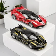 Burago 1:64 红盒系列法拉利 SP3 Laferrari SF90 F40 F50 FXXK 正品压铸合金车模，指尖大小的微型跑车，逼真的收藏装饰品 - 彩色 - 查看 8