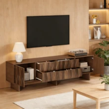 Television Stands & Entertainment Centers - Brown - View 3