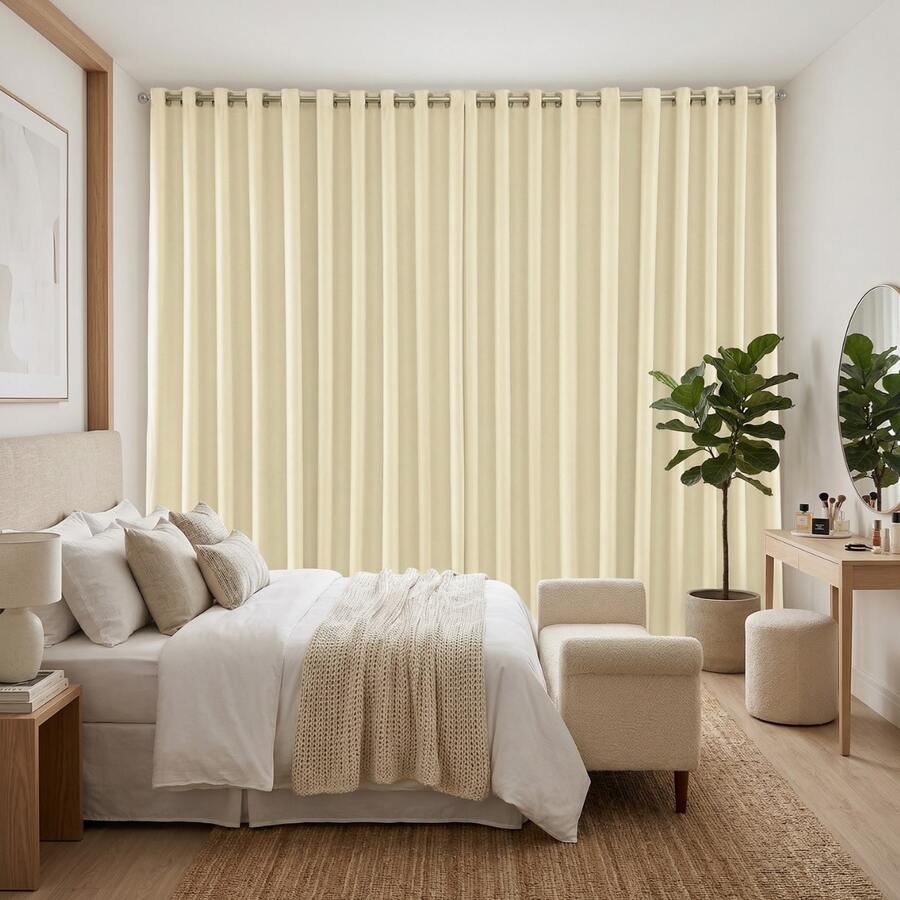 Blackout Curtain Without Voile - Various Sizes - Paja - Ver 1