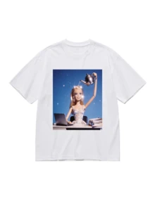 Playera de  Diabólica, Playera Gótica de , Playera de  Mexicana, Playera Extrema de  Oscura, Playera Negra Estética Y2K, Ropa de  de Talla Grande, Regalo para Fans Góticos, Ropa Urbana Mexicana, Playera Punk Casual para Mujer - Blanco - Ver 2
