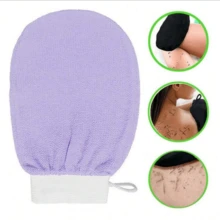 1pc/2Pcs/3Pcs,Deep Exfoliating Mitt,100% Viscose Fiber Scrub Body Wash Cleaner Bath Exfoliating Mitts For Cleaning Skin, Removes Dead Skin And Dirt(Random Packaging Bag) - Multicolor - View 8