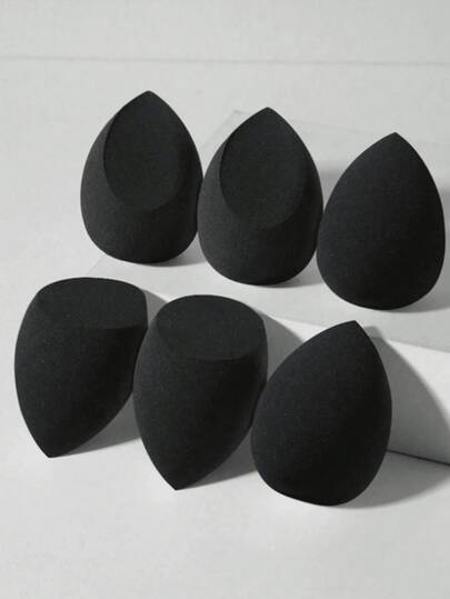 6pcs Makeup Sponges, Suitable For Cream And Powder Concealer, Foundation, Makeup Tools, Decor For Vanity, Bedroom, Cosmetic Gift, Gift For Her