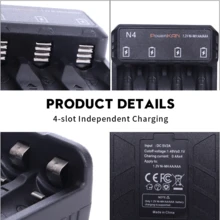 POWERKAN Universal Charging Set: N4 Charger + 1.2V 800mAh NiMH Rechargeable Battery - Smart Power Solution For Digital Cameras, Game Consoles, Alarm Clocks, Etc. - Yes - View 8