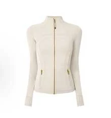 Eggshell White Gold Zipper