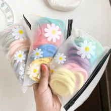100入透明磨砂拉鍊收納袋，高級禮品自封包裝袋，女士化妝品包裝袋，自封式收納袋，碎花包裝袋，加厚防水收納袋，可重複使用包裝袋，旅行包裝收納袋，適用於學校、宿舍、辦公室、運輸與郵寄、節日、生日、婚禮、派對、日常自封收納袋 - 包裝袋 - 查看 3