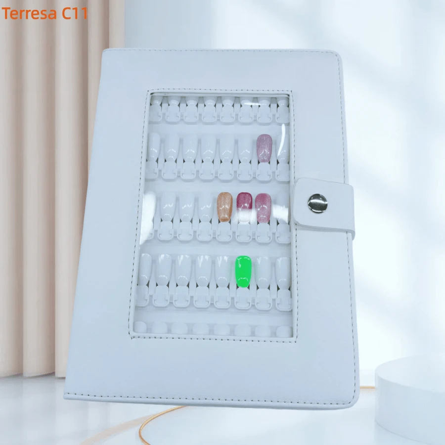 Nail Swatches Book, 150 Nail Color Display Book, Professional Removable Blank Nail Sample Display Organizer, Nail Art Salon Design Display Booklet, For Manicurist DIY