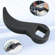 1pc Adjustable Angle Bull Horn Pry Bar Adapter Head Tool | Carbon Steel, For 1/2 Ratchet Open-End Wrench, Half Shaft Drive Shaft Disassembly Tool - A - View 6