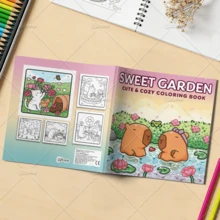 Sách tô màu SWEET GARDEN với các họa tiết dễ tô, nổi bật dành cho người lớn. Sách vẽ dễ thương, món quà hoàn hảo cho các bữa tiệc và sinh nhật. - Vườn Ngọt - Xem 5