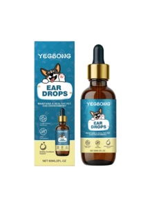 1瓶/30毫升/60毫升宠物耳部护理液，温和配方，渗透力强，轻松软化并去除耳道深处的顽固耳垢、污垢和异味，彻底清洁耳朵，消除宠物耳部异味，持久清新，为宠物和主人带来舒适体验。 - 彩色 - 查看 7