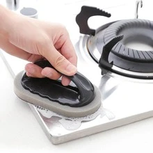 Bộ 8 miếng mút mài ma thuật - Mút mài nồi có tay cầm - đen - Xem 2