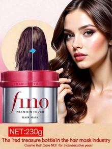 Fino 密集滋养发膜 230克 + 护发油 70毫升，丰盈配方 - 紅色 - 查看 6