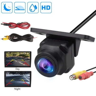 Cámara de visión trasera para automóvil 1080P, ángulo amplio de 170°, ajustable, anti-interferencia, visión nocturna, impermeable, cámara de respaldo automática nueva