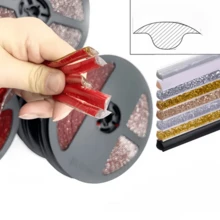 1pc 0.8cm X 5m PVC Material Seamless Edge Sealing Corner Guard, Easy To Tear And Stick, Easy To Install, Trim And Maintain, Suitable For Tile And Floor Protection, Applicable For Living Room, Kitchen And Bathroom Corner Bumper - 1PC - View 2