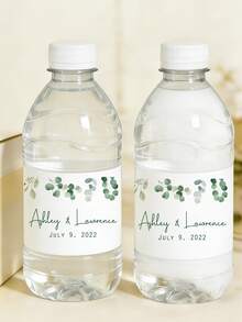 1/10/20/30pcs Customized Name Water Bottle Labels, Personalized Celebration Labels, Customized DIY Water Bottle Wrap Stickers ,Custom Name Tags,Waterproof,For Family,DIY Stickers Suitable For Wedding, Engagement, Birthday, Anniversary, Tea Room, Home, Garden Party, Great Gift For Him/Her, Boyfriend, Girlfriend, Groomsman, Bridesmaid, Couple, Friends, Ideal For Valentine's Day, Wedding, Engagement Party ,Forever Love - Multicolor 4 - View 2