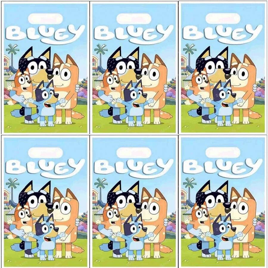 10个/套 新款生日派对用品礼品袋 卡通动物铝箔礼品袋 带提手,派对小礼物,派对装饰,非常适合派对和节日礼品袋,派对小礼物(款式随机) - 多色 - 查看 1