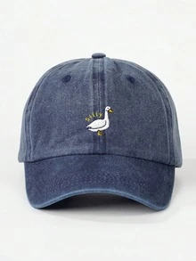 Mũ lưỡi trai thêu hình vịt ngộ nghĩnh, có thể điều chỉnh, kiểu dáng casual, thích hợp cho mùa xuân, mùa thu, du lịch, bãi biển, kỳ nghỉ. Mũ chống nắng phong cách Y2K dành cho giới trẻ, lễ hội, ngày lễ. - mũ bóng chày - Xem 21