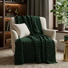 Sofa Throw 2.4x1.8m For Three Seats, Comfortable, Thick Fabric, Patterned, Decorative. - Verde - Ver 2
