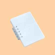 Sổ tay rời A7 màu xanh nhạt, chất liệu nhung, kích thước bỏ túi, sổ ghi chép công việc, sổ tay di động, sổ tay tối giản, nhật ký. - Nhiều màu - Xem 8