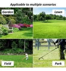 Cabezal Desbrozadora Universal De Punta Metálica Resistente Al Desgaste Y Duradero Para Césped Jardín Negro - Negro - Ver 9