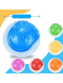 Bóng đồ chơi cho chó ECHONG Glow, bóng đồ chơi kêu chíp chíp 2,5 inch, đồ chơi ném bắt bằng cao su cho chó cỡ vừa và nhỏ, đồ chơi gặm cho chó con. - Nhiều màu - Xem 4