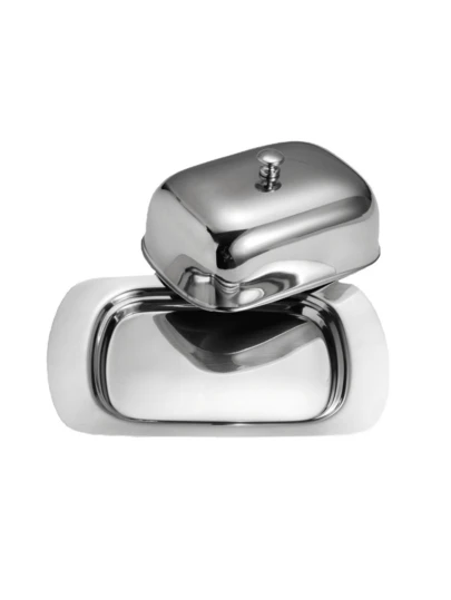 1 hộp đựng bơ bằng thép không gỉ, hộp bảo quản phô mai, hộp đựng dao kéo kiểu Châu Âu, khay đựng bơ và phô mai, hộp đựng bánh mì, đĩa bánh, hộp bánh kiểu Hàn Quốc, thích hợp cho các buổi họp mặt gia đình, tiệc tùng bạn bè, ăn uống ngoài trời, Ngày của Mẹ, Halloween, Lễ Tạ ơn, Giáng sinh và dụng cụ nhà bếp, hộp đựng bơ có nắp.