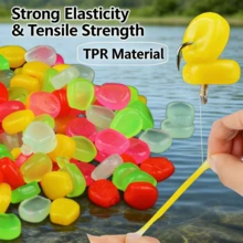 50pcs Silicone Corn Smell Soft Bait Sinking Slowly Corn Carp Fishing Lure Artificial Plastic Baits - Corn - View 4
