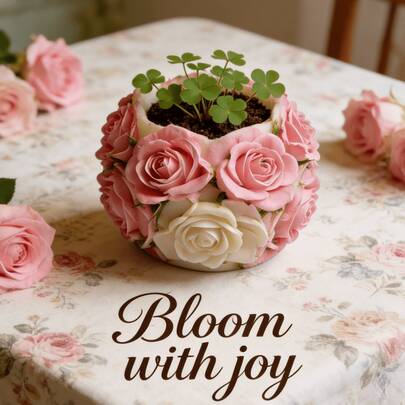 3D Rose Flower Resin Silicone Mold, Suitable For DIY Candle Holders, Succulent Planters, Home Decor, Storage Cups, Handmade Craft Hobby And Home Decor Gift DIY Materials