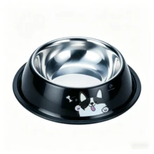 Stainless Steel Pet Bowls, Large Diameter, Non-Slip, Durable Cat Bowls, Pet Water Dispensers, Wholesale Pet Supplies, Dog Bowls - 26CM - View 5
