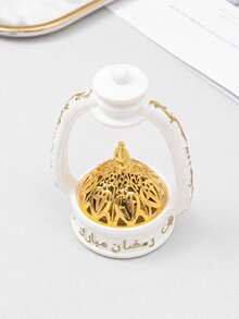 1pc Creative Minimalist Resin Basket Shaped Aromatherapy Diffuser, Suitable For Living Room, Dining Room, Office, Desktop Decor - A - View 2