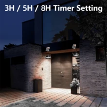1 Đèn năng lượng mặt trời gắn nhà kho, 50 đèn LED năng lượng mặt trời cảm biến chuyển động, đèn LED treo di động, đèn mái nhà năng lượng mặt trời, độ sáng điều chỉnh được, có điều khiển từ xa, thích hợp cho vườn, chòi nghỉ, nhà kho, gara, nhà ở, cắm trại (Điều khiển từ xa không cần pin) - năng lượng mặt trời - Xem 3