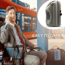 Neck Support Pillow, Inflatable Travel Pillow, Inflatable Neck Pillow Suitable For Sleep, Supporting The Head, Neck, And Lumbar Spine. Suitable For Airplanes, Cars, And RVs. Foldable For Storage. - D - 查看 10