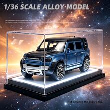 1:36 Alloy Die-Cast Off-Road Racing Car Model, Opening Door Design Metallic Paint Finish Collector Grade Toy Car, Detailed Miniature Vehicle, Perfect Display Piece - Multicolor - View 7