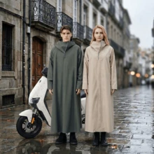 1pc Thick High-Quality Hooded Raincoat, With Drawstring Adjustable, Suitable For Motorcycle/Bicycle, Outdoor Use Warm, Suitable For Valentine's Day, Pets, Carnival, Spring & Summer, Bridesmaid Gift, Indoor Bedroom Decor, Beach, Travel, Suitable For Men & Women, Vacation, Cute Accessory,Mother's Day Gift,Bedroom Decor,Garden,Kitchen Decor,Summer,Beach,Travel Essentials,Room Decor,Squishy,Graduation,Outdoor,Garden,Travel Essentials,Portable Essentials,Beach Essentials,Graduation Season,Commencement,Graduation Ceremony,Graduation Gift,Graduation Present,Graduation Gift,Graduation Present,Congrats Grad,Congratulations Graduate,Valedictorian,Finish School,Graduation Party,Outdoor Essentials,Travel Portable,Hiking Essentials,Camping Essentials,Portable Tools,Summer Essentials ,Summer Portable,Raincoat / Rain Jacket / Waterproof Jacket / Rain Poncho / Waterproof Poncho / Raincoat / Impermeable / Rain Gear / Kids Raincoat / Adult Raincoat / Outdoor - Unisex - View 11
