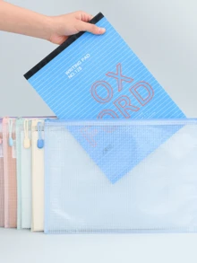 Túi đựng tài liệu PVC, túi lưới đựng bánh macaron, túi đựng đồ chống thấm nước, túi đựng giấy thử nghiệm bằng nhựa, cặp tài liệu có khóa kéo, túi phân loại. - A - Xem 4