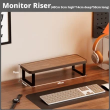 Desktop Storage Organizer, Monitor Riser, Corrects Neck Posture, Computer Screen Stand, Monitor Riser Base, Multiple Sizes Available, Desktop Accessory - View 9