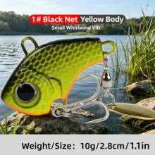 Vib Lure 小旋風單鉤旋轉亮片金屬遠投假餌套組，適用淡水釣鱸魚 - A - 查看 9
