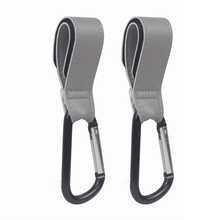 1pc Leather & Aluminum Alloy Stroller Hook, Convenient Pushchair Pram Stroller Hook-And-Loop Hook - Multicolor - View 24