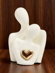 1pc Resin Art Decor - Newlywed Anniversary Keepsake Gift, Creative Home Decor | Aesthetic Room Decoration, Unique Gift, Wedding Decoration, Retro Home Collectible, Dining Table Centerpiece, Artistic Resin Decorative Figurine - New Model - View 11