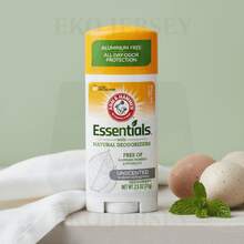 Arm & Hammer Essentials Unscented Natural Stick Deodorant Aluminum- Paraben Free & 24H Odor 2.5 Oz Pack Of 3 - nhiều mùi hương - Xem 5