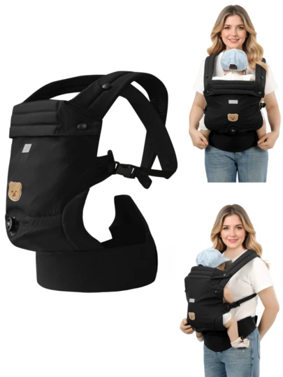 婴儿前背式背包，轻便易携，四季皆宜，适合户外活动