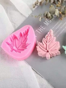 枫叶孔香薰石石膏模具，香薰蜡片模具，DIY手工皂模具，树脂模具，硅胶模具 - 樹葉 - 查看 3