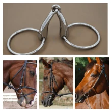 Equestrian Supplies O-Ring Stainless Steel 2-Piece Snaffle Bit, H-Type Snaffle Bit 5.0inch And 5.3inch, Lightweight Snaffle Bit For Horse Training - Multicolor - View 6